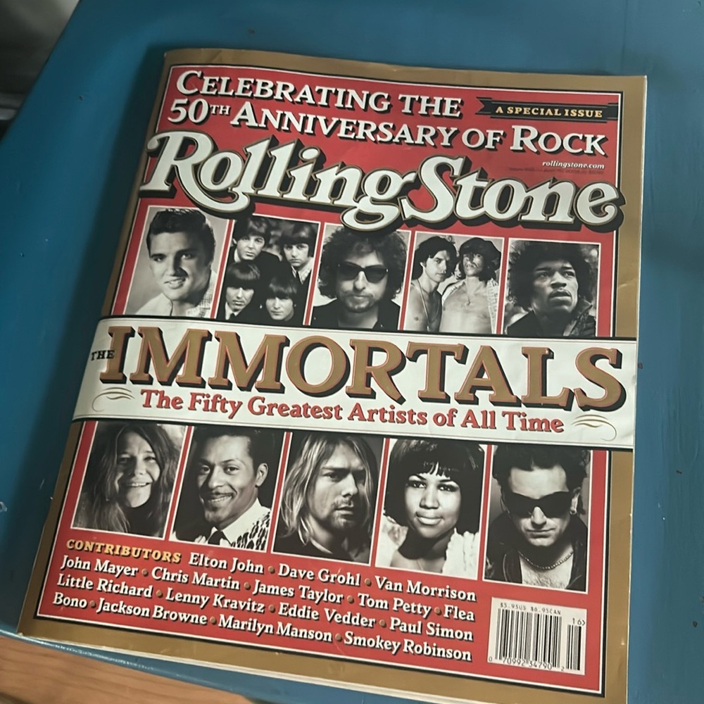 ROLLING STONE MAGAZINE Celebrating the 50th Anniversary of Rock